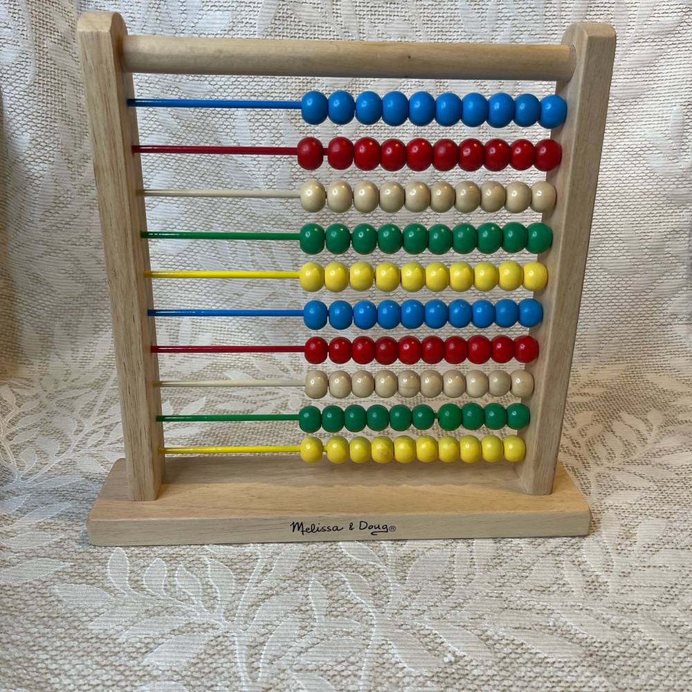 Melissa & Doug Classic Wooden Abacus - Multicolor